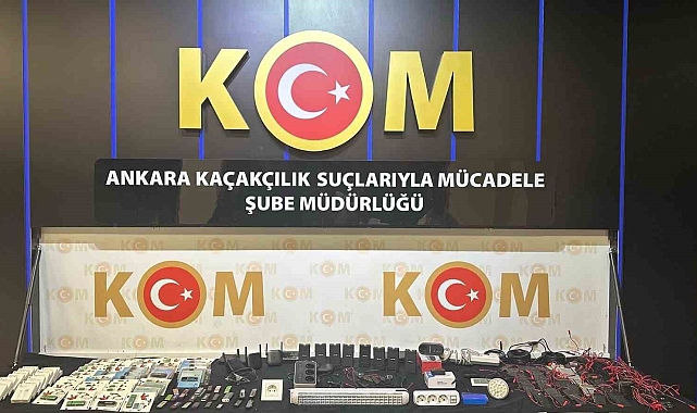 Ankara'da kaçakçılık operasyonu: 1 gözaltı