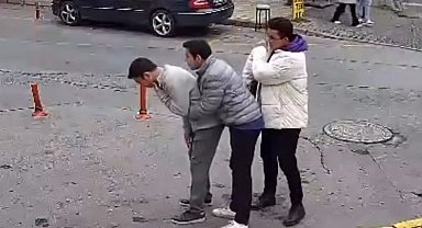 Boğazına şeker kaçan genci Heimlich manevrası ile kurtardı