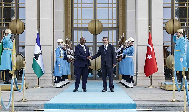 Cumhurbaşkanı Yardımcısı Yılmaz, Lesoto Başbakanı Matekane'yi kabul etti