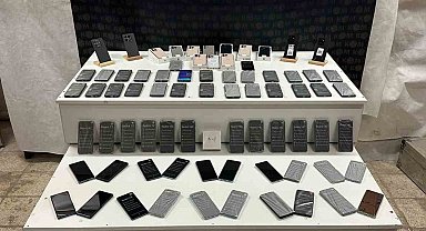 Değeri 2 milyon TL olan 80 adet kaçak telefon ele geçirildi