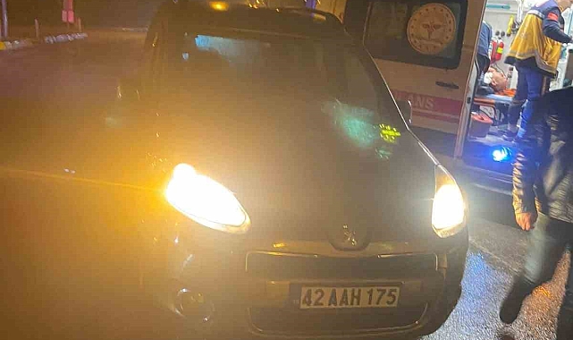 Ereğli'de hafif ticari aracın çarptığı yaya yaralandı