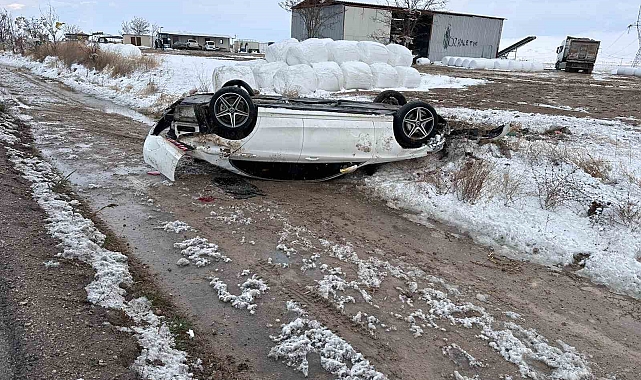 Ereğli'de Tipi ve buzlanma kazaya neden oldu: 4 yaralı