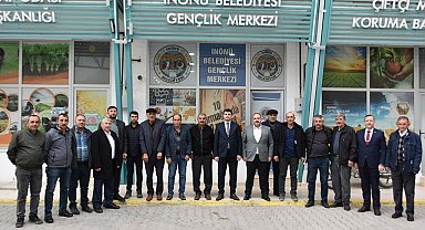 İnönü'de muhtarlar toplantısı yapıldı