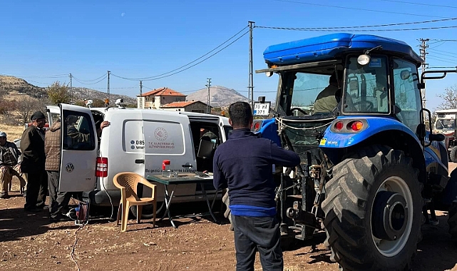 Karaman'da Bir İlk: TÜVTÜRK Mobil Vize Hizmeti Köylerde Çiftçilere Kolaylık Sağlıyor