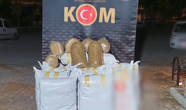 Kayseri'de 655 kilo kaçak tütün ele geçrildi