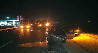 Konya'da 5 aracın karıştığı zincirleme trafik kazası: 3 yaralı