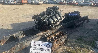 Konya'da 66 milyon liralık change araç operasyonu