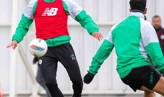 Konyaspor'da, Hatayspor maçı hazırlıkları devam ediyor