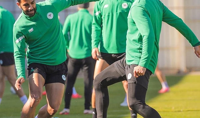 Konyaspor'da, Hatayspor maçı hazırlıkları sürüyor