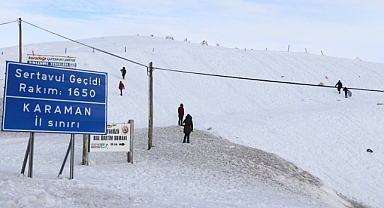 Mut Sertavul geçidi ulaşıma kapandı