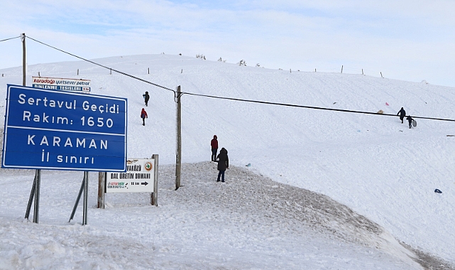 Mut Sertavul geçidi ulaşıma kapandı