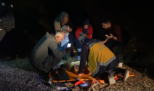 Otomobil şarampole devrildi: 5 yaralı