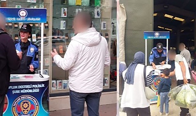 Polis bin 165 vatandaşı hırsızlık ve dolandırıcılıkla ilgili bilgilendirdi