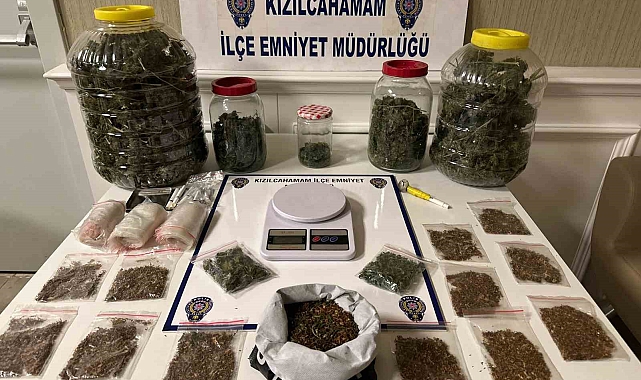 Uyuşturucu tacirlerine Kızılcahamam polisinden başarılı operasyon