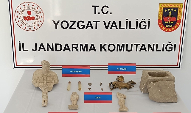 Yozgat'ta tarihi eser kaçakçılığı: 5 gözaltı