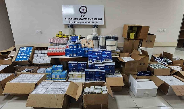 2.5 milyonluk kaçak araç yedek parçası ele geçirildi
