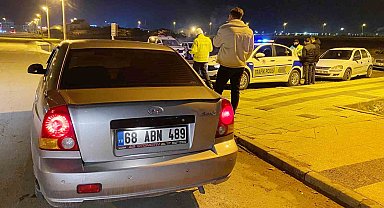 Abartı egzozlu araç trafikte men edildi