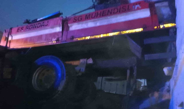 Ankara'da freni patlayan sondaj aracı eve girdi: 1 yaralı