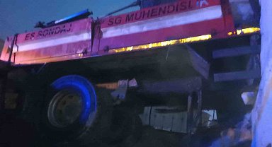 Ankara'da freni patlayan sondaj aracı eve girdi: 1 yaralı