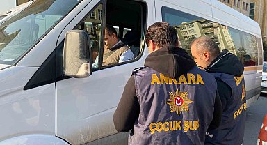 Ankara'da okul servisleri denetlendi