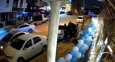Ankara'da restoran basıp çalışanları darp eden saldırganların o anları kamerada