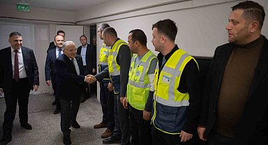 Başkan Büyükkılıç'tan teknik ekip ile sabah çorbası