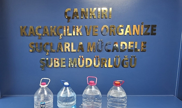 Çankırı'da 15 litre kaçak alkol ele geçirildi