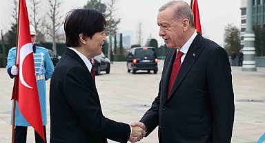 Cumhurbaşkanı Erdoğan, Japonya Veliaht Prensi Fumihito'yu kabul etti