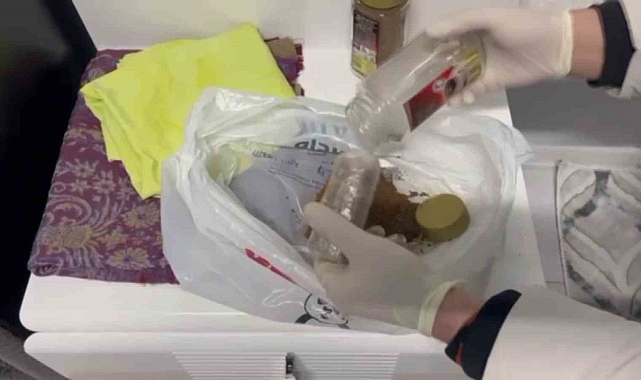 Kahve kavanozdan reçine esrar çıktı