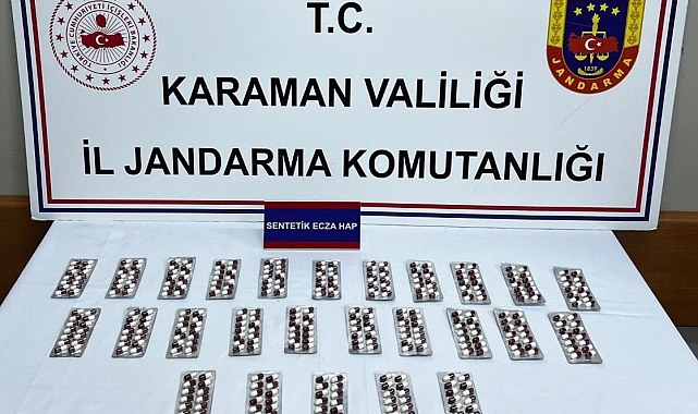 Karaman'da Uyuşturucu Operasyonu: 246 Hap Ele Geçirildi, 1 Gözaltı