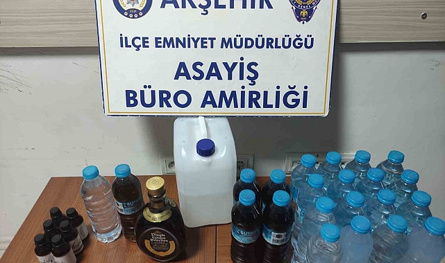 Konya'da sahte alkol operasyonu