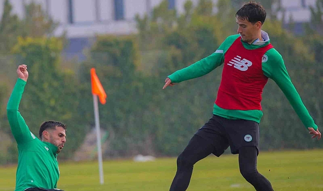 Konyaspor'da, Çaykur Rizespor maçı hazırlıkları devam etti
