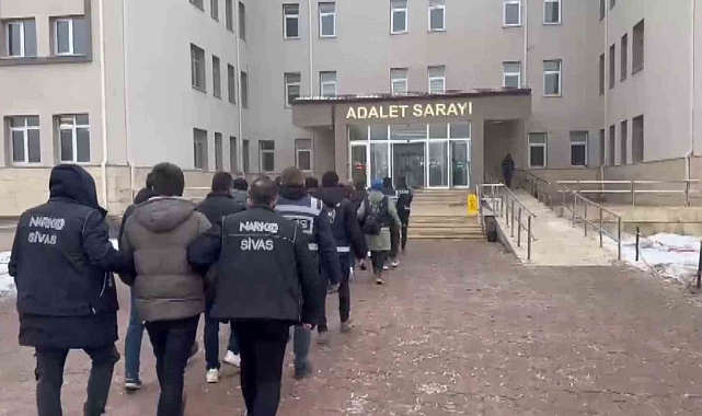 Sivas ve Kayseri'de narkotik operasyonu: 9 şüpheli tutuklandı