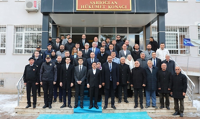 Vali Çiçek'ten Sarıoğlan ve Özvatan ilçesinde ziyaret
