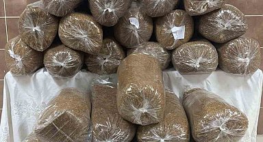 Yolcu otobüsünde 200 kilogram faturasızbandrolsüz kıyılmış tütün ele geçirildi