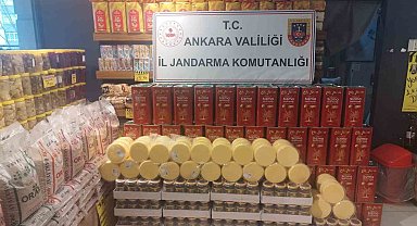 Ankara'da sahte gıda operasyonu: 1milyon 275 bin TL değerinde ürün ele geçirildi