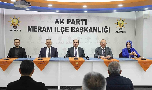 Başkan Altay, AK Parti Selçuklu, Karatay, Meram teşkilatlarıyla buluştu