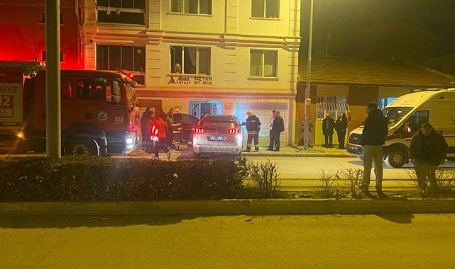 Cip, apartman duvarına çarparak durabildi