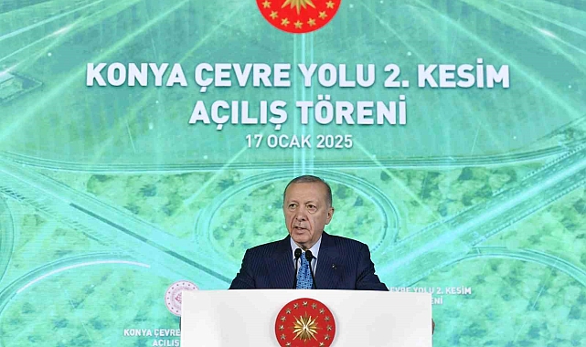 Cumhurbaşkanı Erdoğan, Konya Çevre Yolu 2. Etap açılışına katıldı