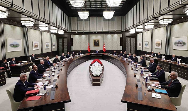 Cumhurbaşkanlığı Kabinesi, Cumhurbaşkanı Recep Tayyip Erdoğan başkanlığında Beştepe'de toplandı.