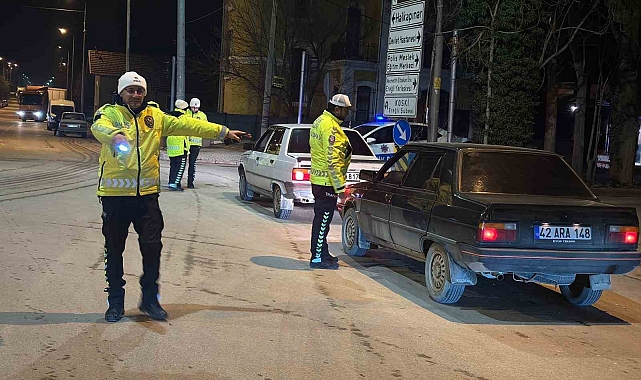 Ereğli'de yılbaşında polisten sıkı denetim