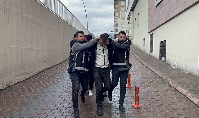 Kayseri'de suç örgütüne yönelik operasyonda gözaltına alınan 17 kişi adliyede