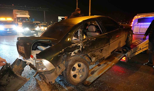 Kırıkkale'de iki otomobil çarpıştı: 3 yaralı