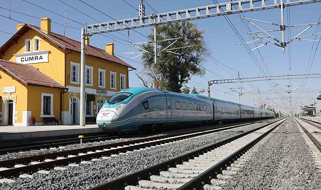 Konya-Karaman hızlı tren hattı 3 yılda 3 milyon 783 bin yolcuya hizmet verdi
