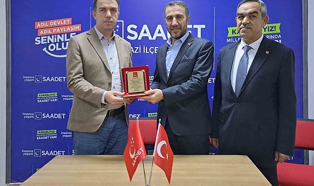 SP Melikgazi İlçe Başkanlığı'nda devir teslim töreni gerçekleşti