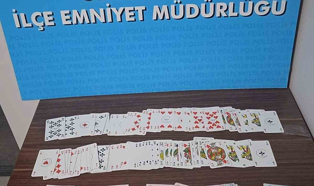 Dernekte yasadışı kumar oynayan 5 kişiye 46 bin 235 lira ceza