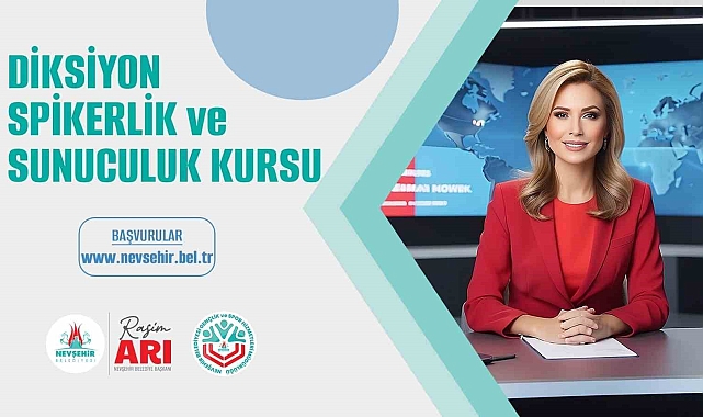 'Diksiyon, Spikerlik ve Sunuculuk' kurs kayıtları başladı