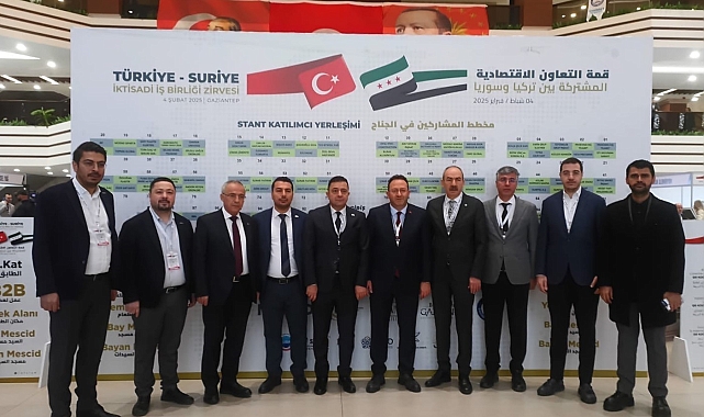 MÜSİAD yetkilileri, Suriye'nin yeniden imarı için Suriyeli işadamları ile buluştu
