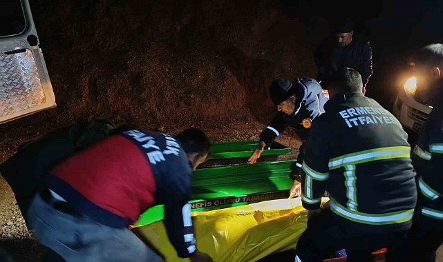 Baraj gölüne düşen kamyonet sürücüsünün cansız bedenine ulaşıldı