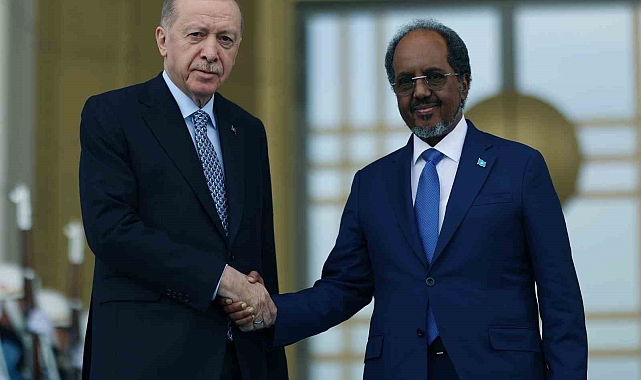 Cumhurbaşkanı Erdoğan, Somali Cumhurbaşkanı Şeyh Mahmud ile görüştü